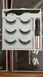 TNJ 2Pairs Magnetic Eyelashes Eye Lashes Set Soft Magnetic Eyelash Quantum Magnet Easy to Wear Magnetic Eyelashes Curler Set Quantum Soft Magnetic False Eyelashes for Women