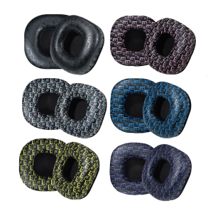 Replacement Earpads Ear Cushions for Majors I/II Gaming Headsets Ear Pads with Softer Protein Leather