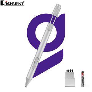 RICHMENT Stylus Pen for Microsoft Surface Pro 3 Palm Rejection Remote Control PPT Control 1024 Levels Pressure Compatible with Surface Pro 9/8/X/7+/6/5/4/3 Surface Laptop/Book/Surface Go
