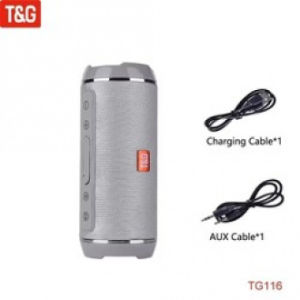 TG116 Dual Power Stereo Multimedia Speaker Outdoor Wireless Column Subwoofer Music Speakers Fm Radio/Tf/Aux