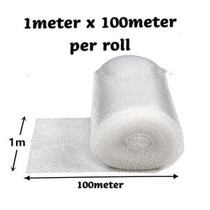 Bubble Wrap Single Layer Double Layer Clear Black 1m x 100m Packaging Bubble