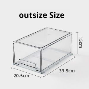 Acrylic Display Case Mug Storage Organizer Desk Storage Stackable Magnetic Dustproof Box Water Box