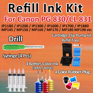 For Canon PG830 CL831 PG 830 CL 831 Refill Ink Tool for MP145 iP1880 iP1180 iP1200 iP1300 MP198 MP218 MX308 MX318