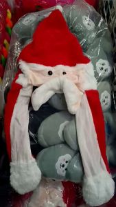 Topi Santa Sinterklas Nyala