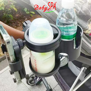 ♥♥♥ 𝐒𝐆 𝐒𝐞𝐥𝐥𝐞𝐫 BabySPA 3-in-1 Twin Cup Holder for Stroller & Car Seat Accessories Pro