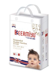 Beiermiyu Baby Diapers Newborn Soft Lightweight Breathable Diapers S/L Ultra-thin Transparent Pants