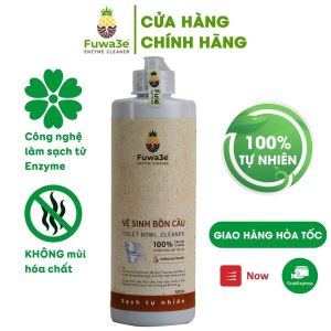 Gel vệ sinh bồn cầu toilet sinh học Fuwa3E 100ml 500mltinh dầu khuynh diệp diệt khuẩn tự nhiên hỗ trợ phân hủy chất thải an toàn tuyệt đối cho sức khỏe - Fuwa3E official store