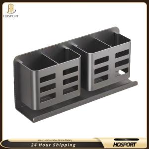 【HOSPORT】Aluminum Toothbrush Holder Waterproof Washbasin Storage Tube Wear Resist Electric Shaver Storage Rack Bathroom Supplies