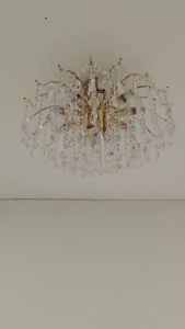 IGDL New LED K9 crystal chandelier gold ceiling lamp lighting for living room dining room large ceiling light fixtures bedroom ho Hall decor lamps E14 bulb light source