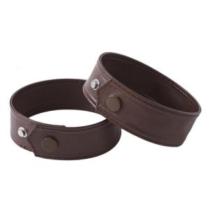 1pair Alloys Buckles Arm Band Wide Leather Fashion Bracelet Vintage Wristband for Men and Women