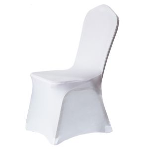 Universal Polyester Spandex Plastic Monobloc Fitted Chair Cover Chair Cloth Party Wedding Chair Cover Decor