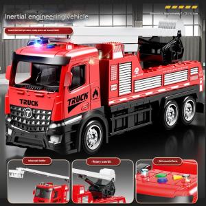 Childrens Inertial Engineering Vehicle/Fire Truck/Simulated Engineering Transport Vehicle/Truck/Toy Car/Holiday Gift