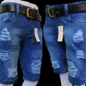 CELANA PENDEK SOBEK RIPPED CELANA DENIM PRIA MODEL SOBEK JEANS PENDEK PRIA celana pendek sobek pria distro premium