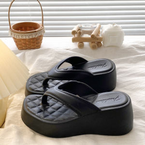 [Free Shipping] Thick-soled height-increasing flip-flops for women 2026 summer new model versatile and fashionable Eva non-slip slippers for outdoor wear