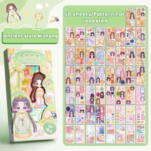 Sticker Book Dress Up Sticker Paper Doll Dress Up Goo Card Sticker Dress Up Beautiful Princess Dress