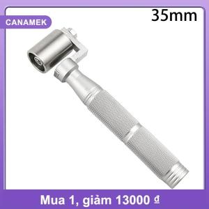 【CANAMEK】 35 40mm thép không gỉ phẳng áp lực con lăn cho hình nền khoảng cách DIY hình nền đường may cán công cụ sơn tấm tay bánh xe con lăn