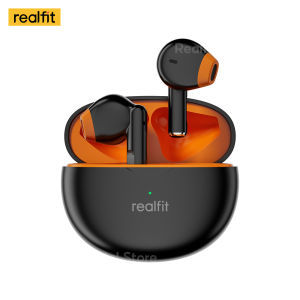 (HD1)Realfit F2 True Wireless Bluetooth Earphones High-Quality Sound Low Latency AI ENC Noise Cancelling for Daily Fon Telinga Bluetooth Tanpa Wayar Realfit F2 Kualiti Bunyi Tinggi Latensi Rendah Pembatalan Bunyi AI ENC untuk Kegunaan Harian