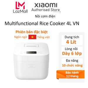 Nồi cơm điện Xiaomi Multifunctional Rice Cooker 4L VN (BHR9115VN) - Hàng chính hãng