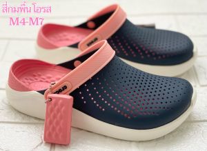 CROCS Literide ส่งจากกรุงเทพ รองเท้าแตะ วัสดุผลิตจากยางแท้ 100% รองเท้าแตะหัวโตมี 20 สีให้เลือก Literide Size 36-40