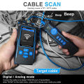 NOYAFA NF-8508 Network Cable Tester LAN Optical Power Meter Tester LCD Display Measure Length Wiremap Tester Cable Tracker. 
