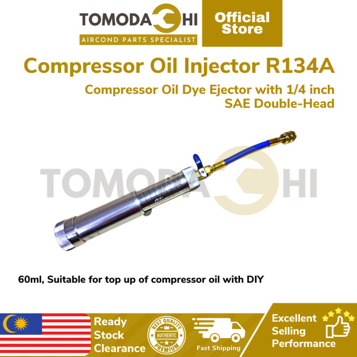 TOMODACHI Car Aircond Compressor Oil Injector (60ml) Air Conditioning