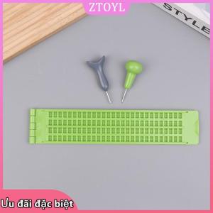 🎀ZTOYL✨ 1 bộ chữ nổi viết bút stylus giấy Kit thực tế và di động học tập Nguồn cung cấp mù giáo dục nguồn cung cấp cho các trường học mới bắt đầu