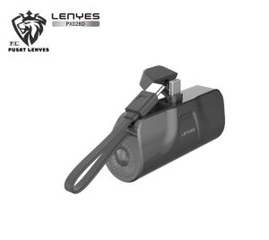 PX028D - Powerbank LENYES PX-028 D 5000mAh Mini Powerbank Fast Charging 22.5W + PD 20W 2 Conector Type C