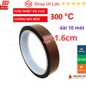 1 Cuộn Băng keo chịu nhiệt độ cao TEFLON rộng 1.6cm băng keo máy hàn nhiệt PTFE Tape - Shop Út Lớn