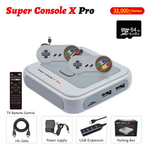 Amlogic S905X WiFi 4K HD Super Console X Pro 50+ Emulator 50000+ Games Retro Mini TV Video Game Player For PS1/N64/DC