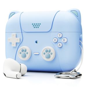 3DFor Airpods Pro 2nd/1st Generation Case Game Player Design with Keychain Silicone Protective Cover For Airpods Pro 2 Case