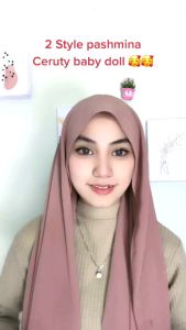 Pashmina Ceruty Babydoll Premium Jahit Tepi: Pilihan Tepat untuk Kehangatan