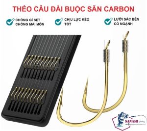 Lưỡi Câu Cá Đôi Buộc Sẵn Có Nghạnh Sắc Bén Và Tải Trọng Tốt Chuyên Câu Đài LC22 - Sanami Fishing