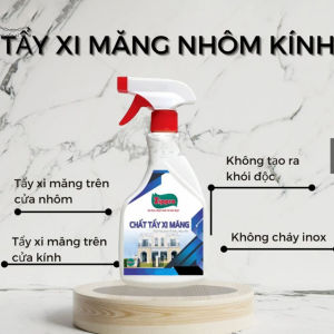 Chất tẩy xi măng Zippro 500ml tẩy xi măng trên nhôm inox gạch men nhựa GIÁ RẺ SẠCH NHANH