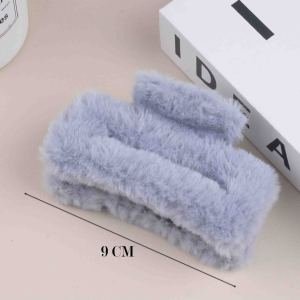 JR 9CM - JEPIT RAMBUT BULU BESAR MODEL KOTAK PREMIUM / JEPIT RAMBUT SALON / JEDAI JEPIT RAMBUT KOREA