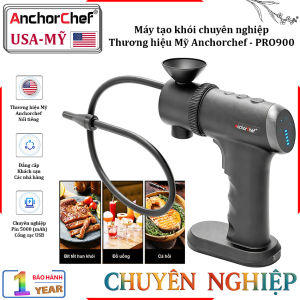 HÀNG CHÍNH HÃNG - Máy tạo khói dùng cho nhà hàng khách sạn - Chuyên nghiệp. Thương hiệu Mỹ cao cấp Anchorchef - PRO900