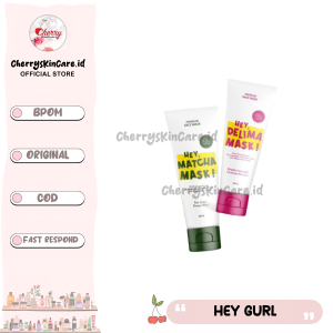 Clay Mask HeyGurl | Hey Delima Masker Hey Matcha Mask