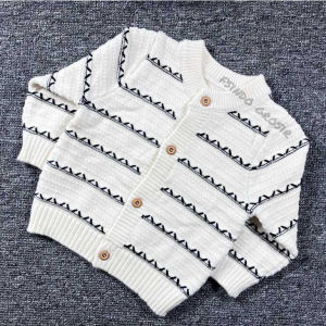 Cardigan Motif Strip Anak Laki Laki/ Cardigan Knit Anak Laki Sweater Anak Keren CB3