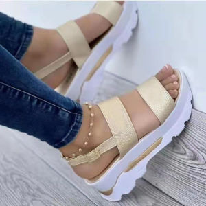 [Free Shipping] New Summer Plus Size Sweet Style Wedge Sandals for Women
