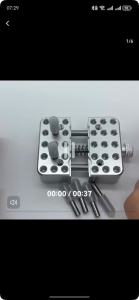 btnx For models electronics handcrafts and paintings handheldmetal vise-CNC machining aluminum clips 2Z5B1