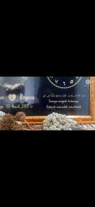 Jam Dinding Custom Pernikahan & Dekorasi Unik