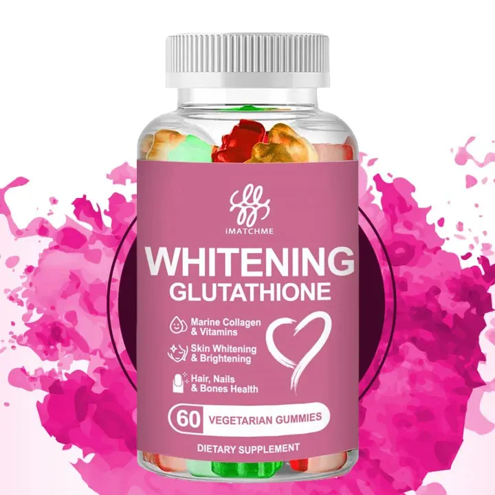 imatchme glutathione iMATCHME Glutathione Gummies L-Glutathione dengan Kolagen Suplemen Kunyah  untuk 60pcs Permen Jeli L-Glutathione - Lazada