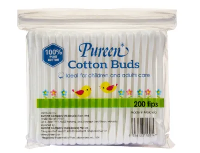 PUREEN Baby Cotton Buds (POLYBAG) - 200s / 200 tips