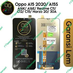 LCD Touchscreen Fullset Realme C11 2020 / C12 / C15 / OPPO A15 / A16K / A16E / V3 / NARZO 20 / 30 UNIV