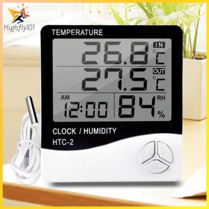 【HOSPORT】HTC-2 Digital Thermometer Hygrometer Electronic Temperature Humidity Meter