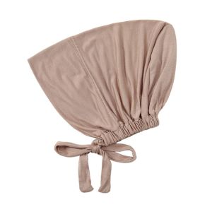 NAELIN Soft Modal Modal Headscarf Solid Color Elastic Drawstring Hijab Caps Bottom Cap Adjustable Headcover Muslim Women
