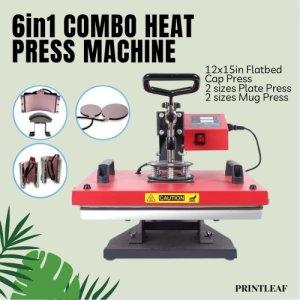 Printleaf- 6in1 CUYI Combo Heat Press Machine