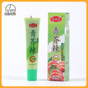 Fasimiyu มัสตาร์ด Mustard 43g ซอสมัสตาร์ดมัสตาร์ดซอสมัสตาร์ด43กรัม/ซอสมัสตาร์ดซูชิรสเผ็ดซอสมัสตาร์ดเขียว 芥末酱 ซูชิปลาแซลมอนซอสมัสตาร์ด