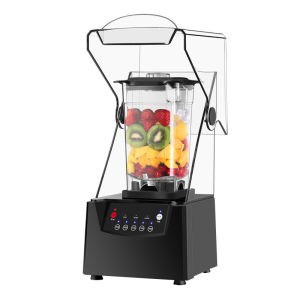Commercial Blender with Cover for Smoothie Shake Juice