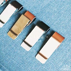 Creative Metal Money Clip Handiness Wallet Portable Credit Clip Minimalist Front Pocket Wallet Mens Boys Gift