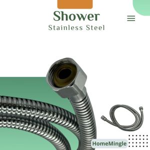 🏷️ Stainless Steel Shower Hose สายฝักบัวสแตนเลส SP 1.5 เมตร หัวต่อทองเหลือง ทนแรงดันน้ำ ไม่เป็นสนิม